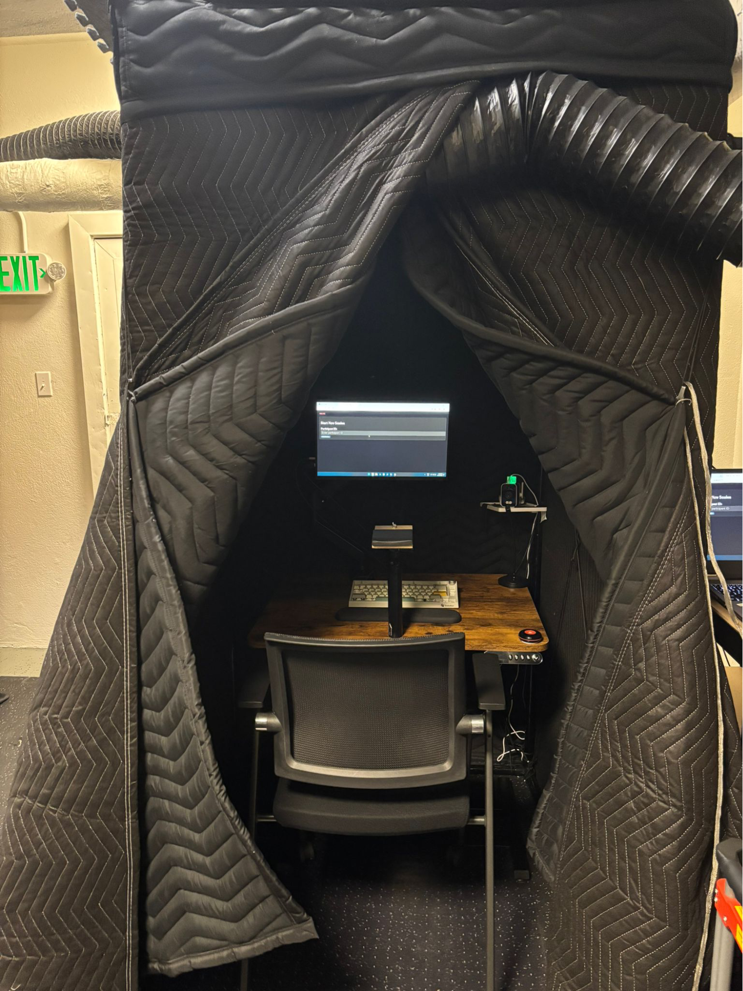 DIY booths soundproofed